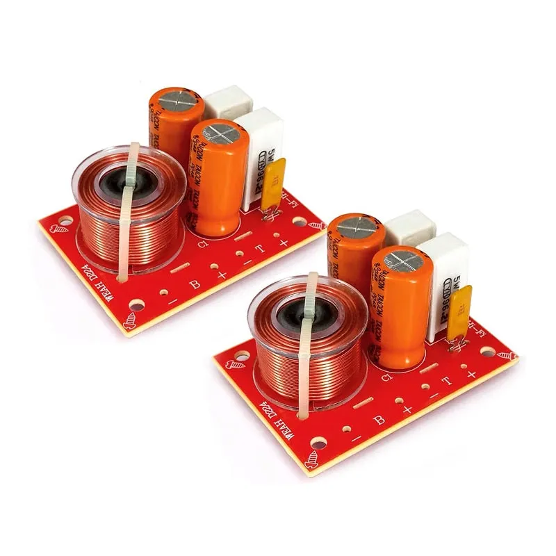 2Pcs 2 Way 80W Diy Speaker Filter Circuit Treable Bass Frequency Divider Home Theater Hifi Stereo Au