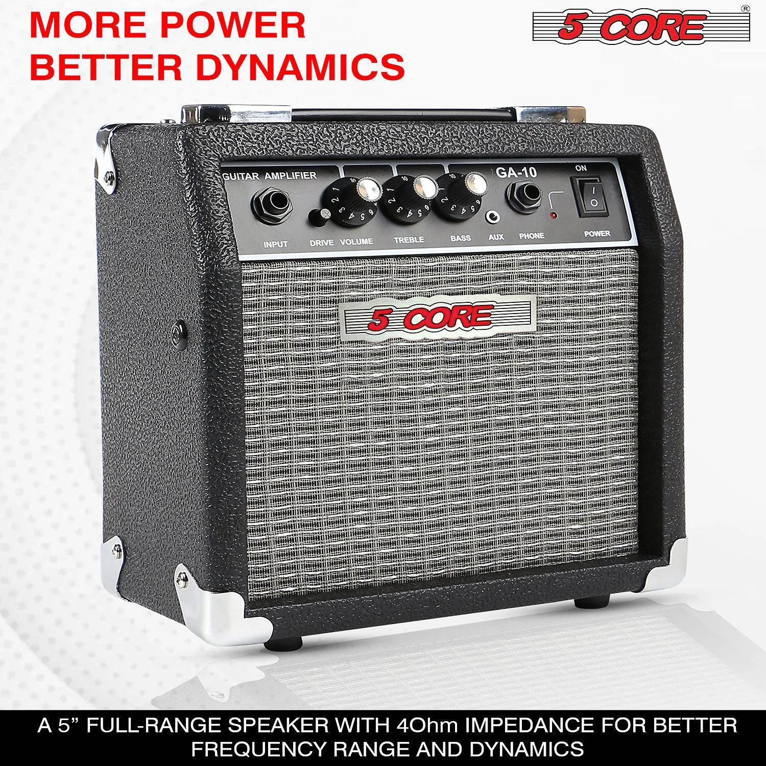 5 Core Electric Guitar Amplifier 10 Watt Amp Built in Speaker