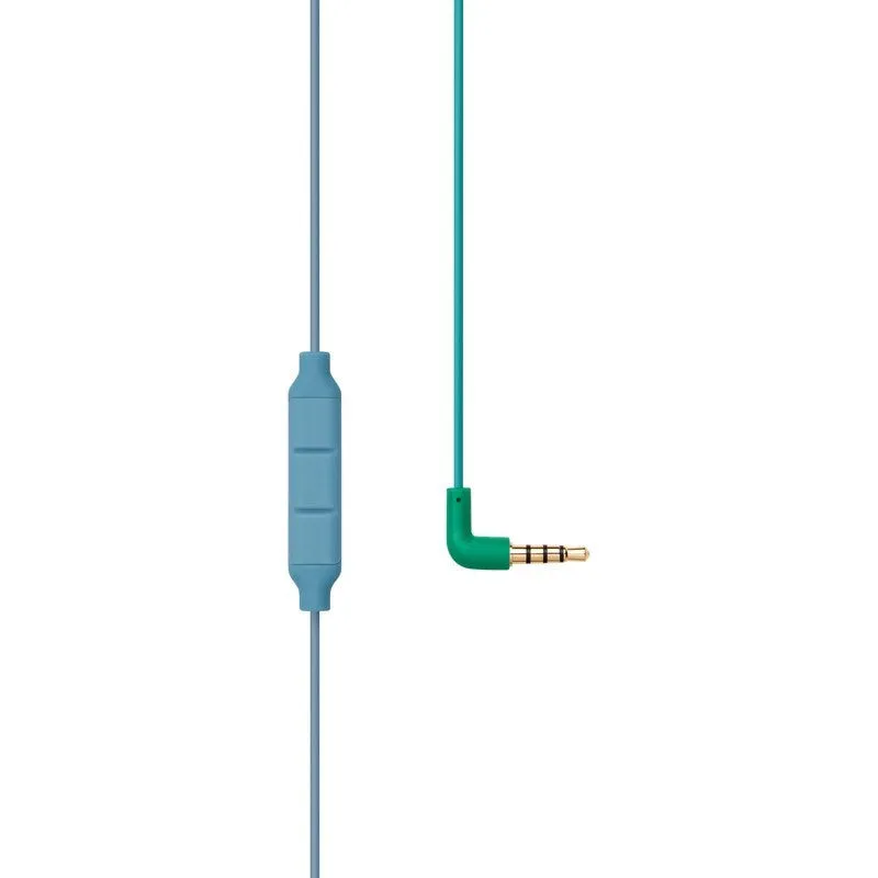 AIAIAI Pipe Earphones with Mic | Petrol Gradient