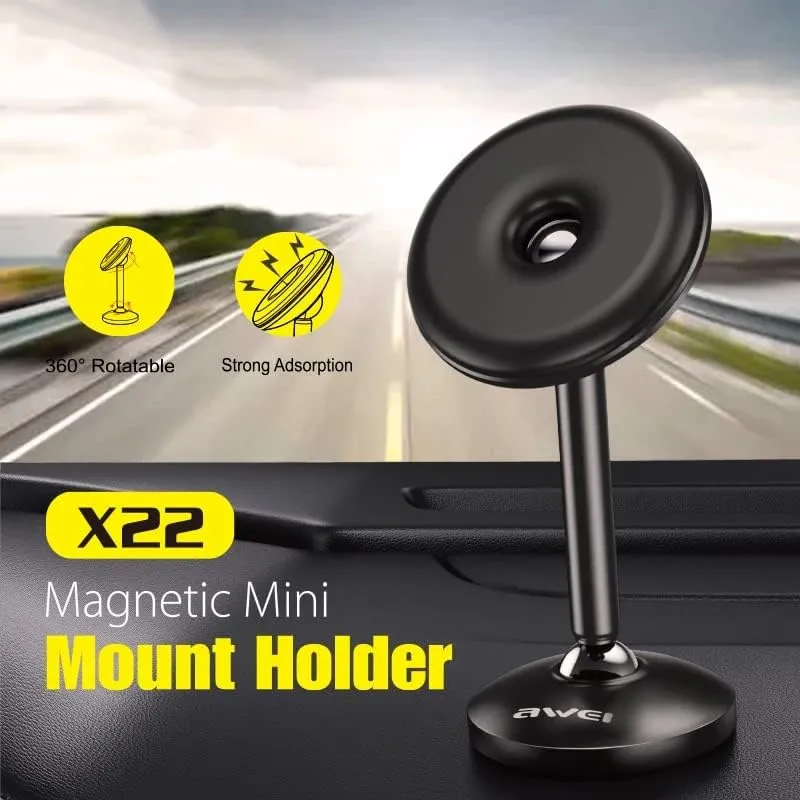 Awei Metal Magnetic Car Phone Stand Holder