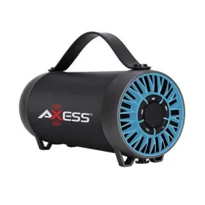 AXESS Portable Bluetooth Speaker Built-In Usb Support Fm Radio Line-In Function Rechargeable Battery