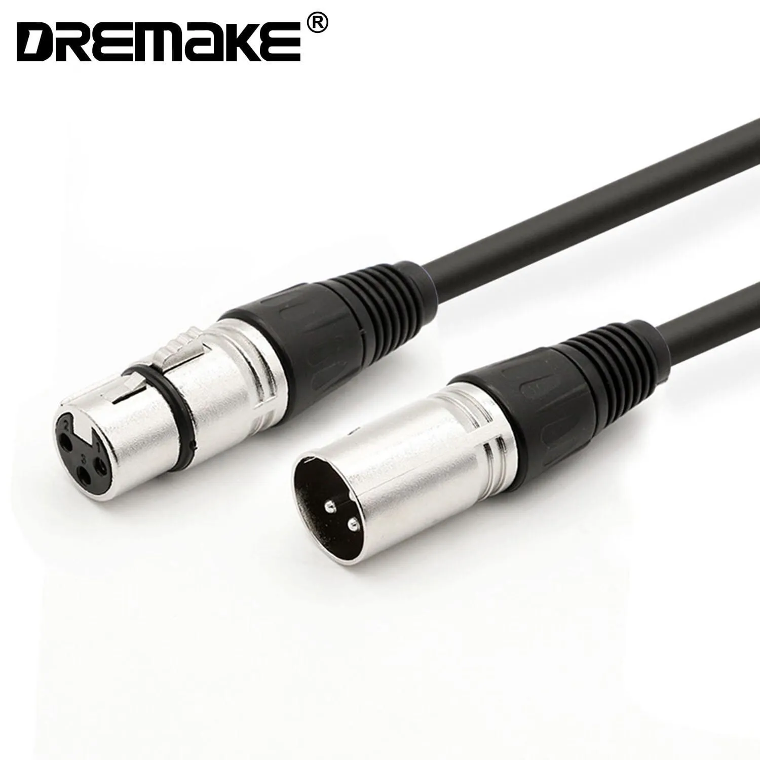 Balanced XLR Cable 3 Pin Male to Female Snake Cord Professional Microphone Cable for Recording,Mixing,Amplifier