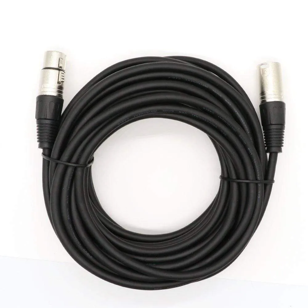 Balanced XLR Cable 3 Pin Male to Female Snake Cord Professional Microphone Cable for Recording,Mixing,Amplifier