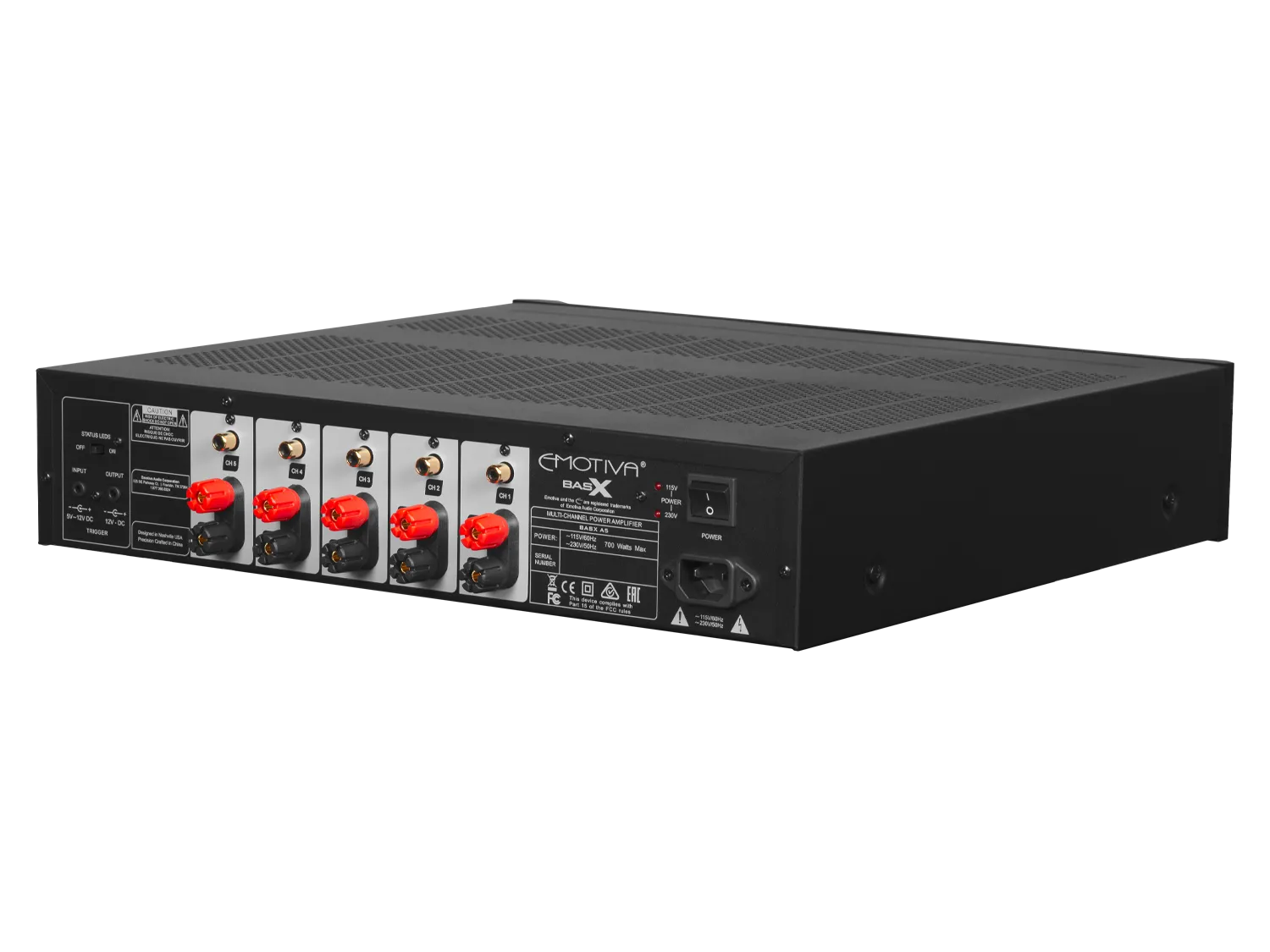 BasX A5 Five-Channel Power Amplifier