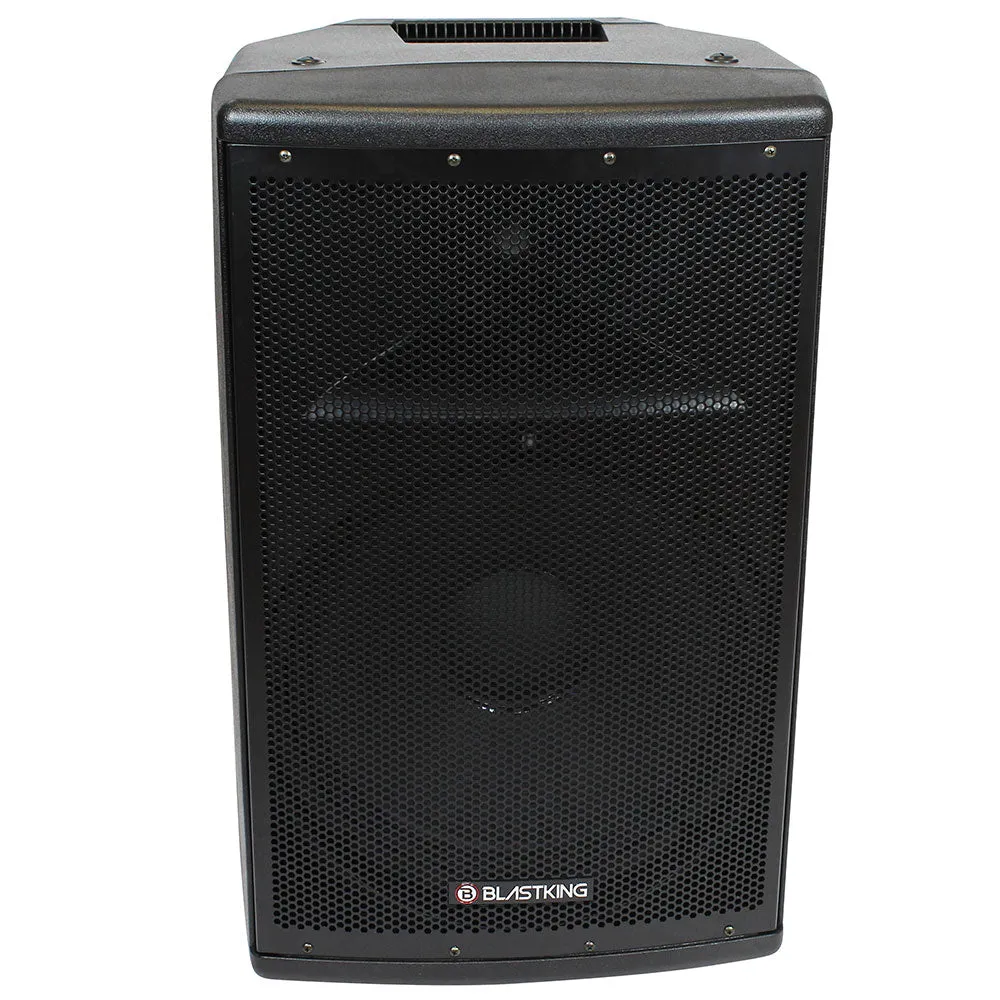 Blastking BDT15CMB1 1000W 15" Active Loudspeaker w/Mic and Stand