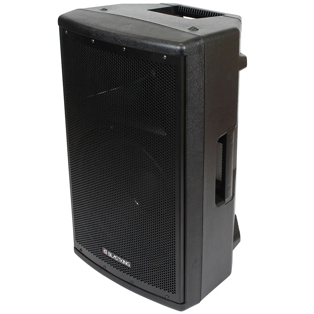 Blastking BDT15CMB1 1000W 15" Active Loudspeaker w/Mic and Stand