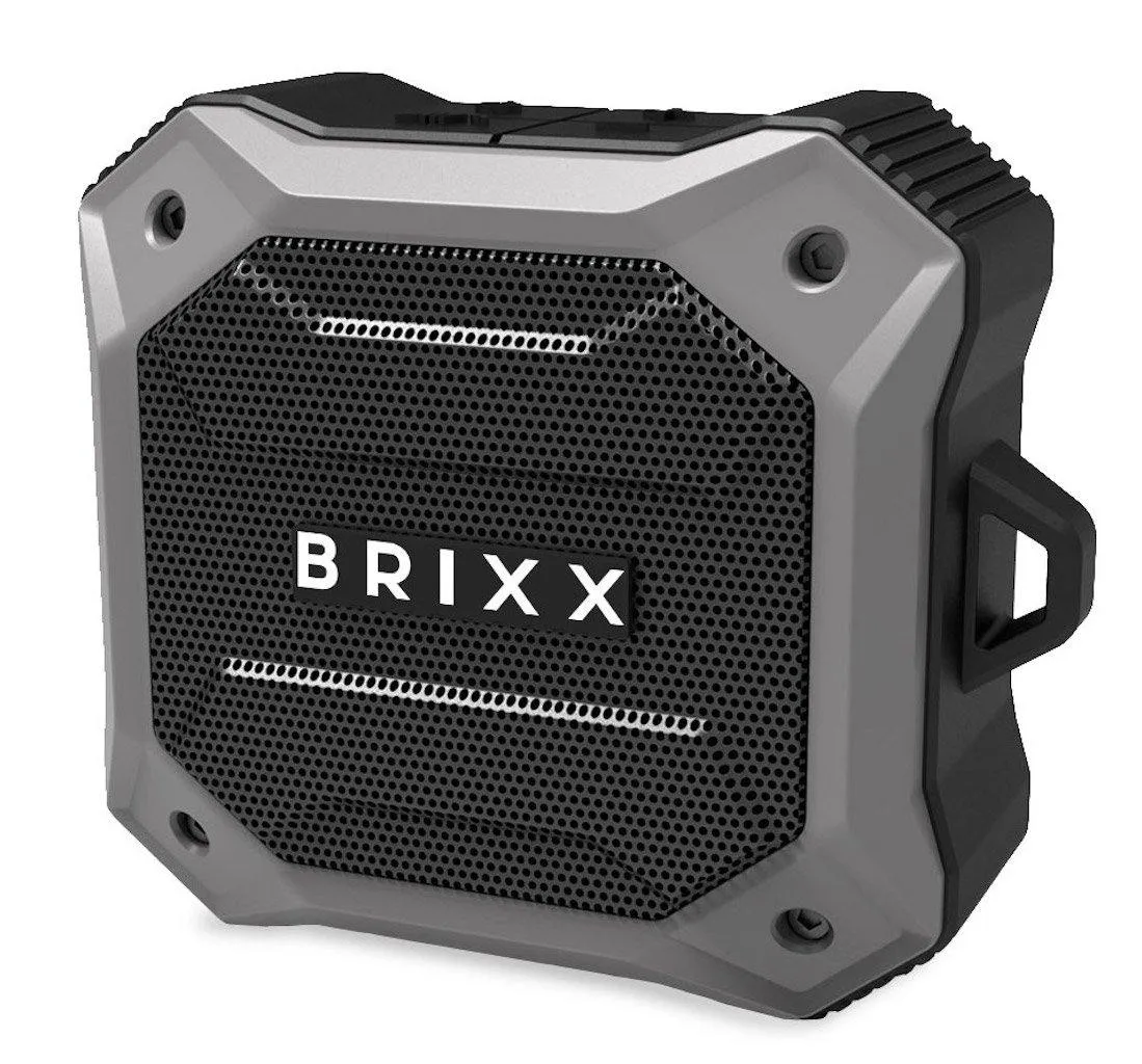 Brixx Explorer D520 Rugged Outdoor Bluetooth Speaker (Grey & Black)