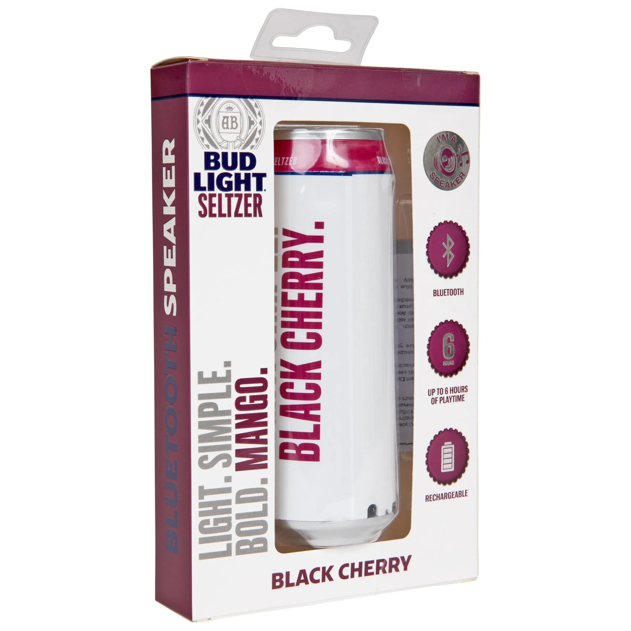 Bud Light Seltzer Black Cherry Can Portable Bluetooth Speaker