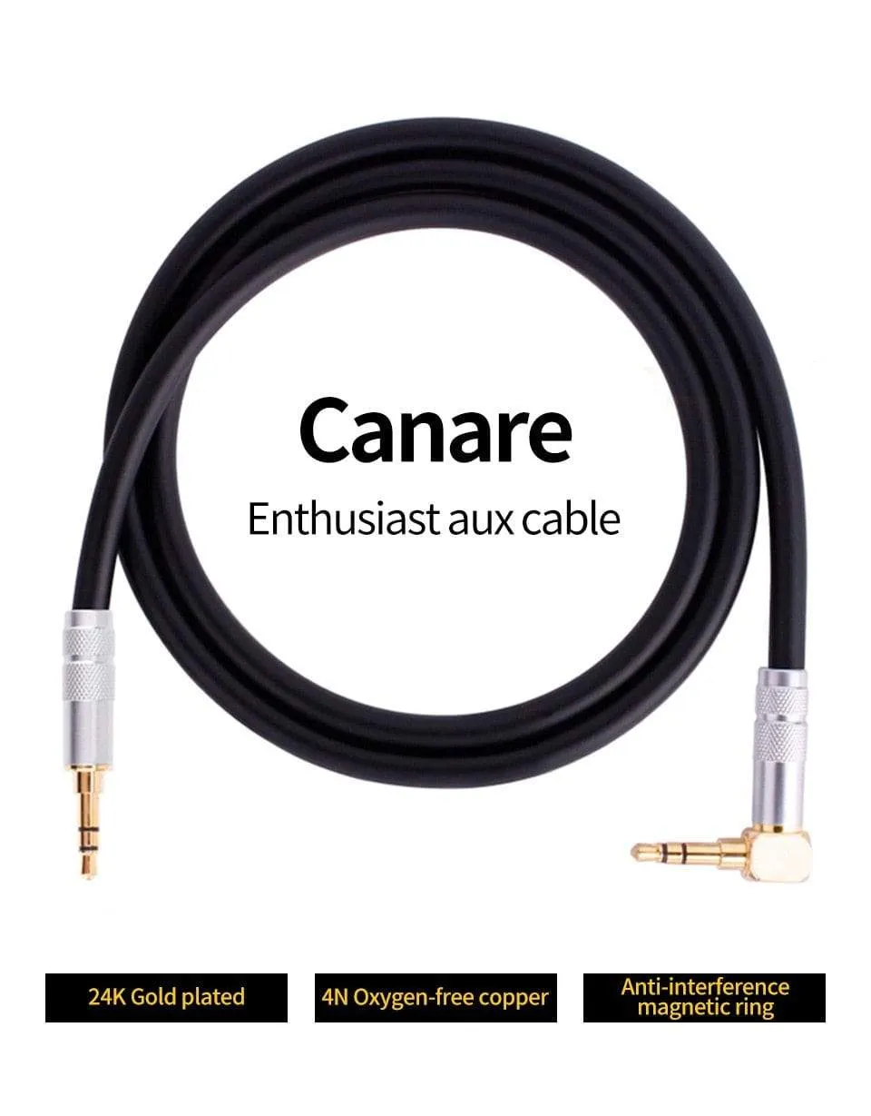 Canare Aux Cable Jack 3.5MM To 3.5MM Audio Cable Jack Speaker Cable For iPhone Computer Car Speaker For iPad For Huawei Xiaomi