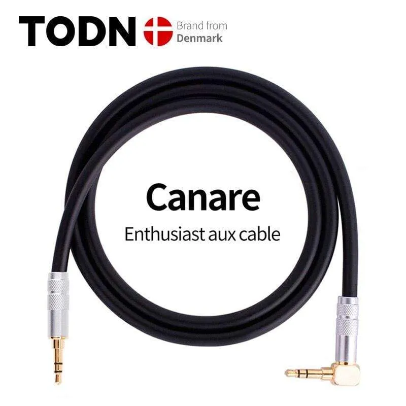 Canare Aux Cable Jack 3.5MM To 3.5MM Audio Cable Jack Speaker Cable For iPhone Computer Car Speaker For iPad For Huawei Xiaomi