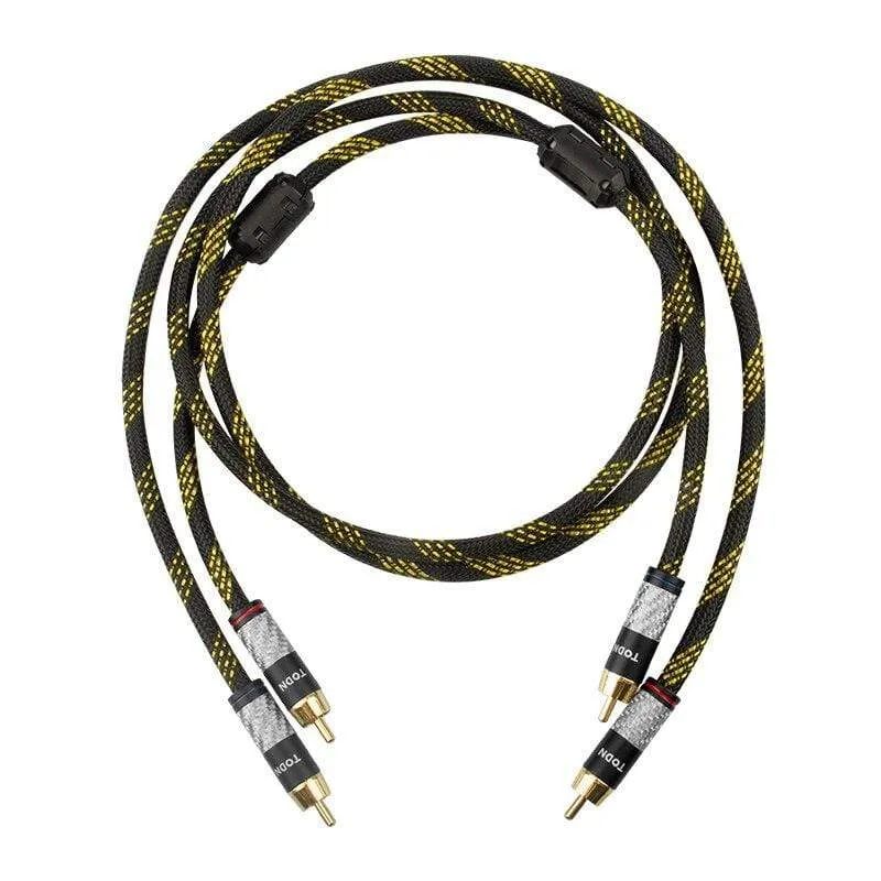 CANARE HIFI Stereo 1 Pair RCA Cable Stereo RCA Cable High-performance Premium Hi-Fi Audio cable 2RCA to 2RCA Interconnect Cable