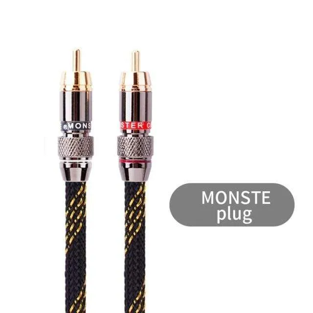 CANARE HIFI Stereo 1 Pair RCA Cable Stereo RCA Cable High-performance Premium Hi-Fi Audio cable 2RCA to 2RCA Interconnect Cable