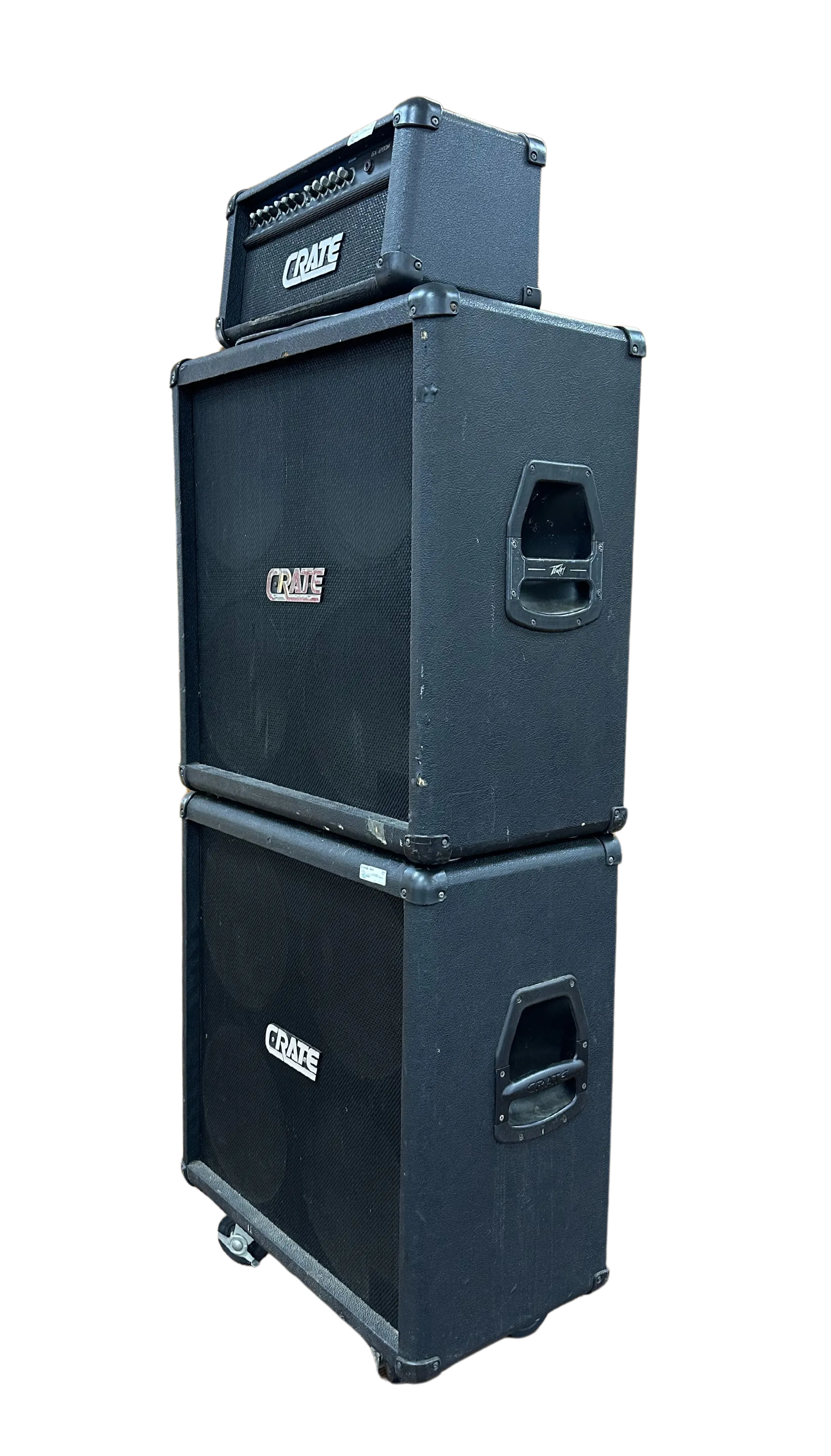 Crate Amplifier & 2 Crate Speaker Cabinets