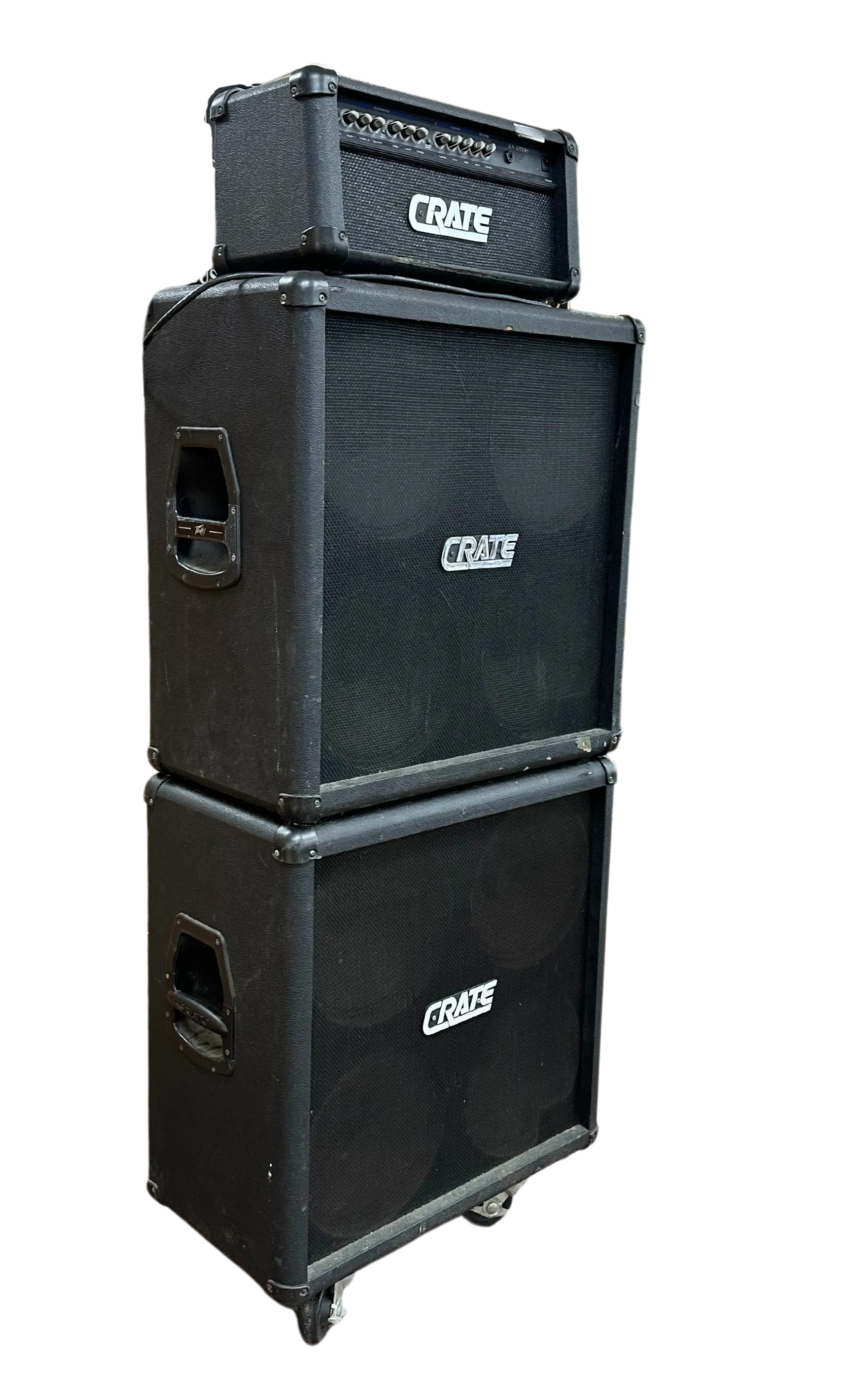 Crate Amplifier & 2 Crate Speaker Cabinets