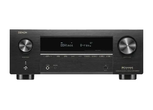 DENON AVCX3800H 8K AV Receiver With Wharfedale DX3 HCP 7.1 Speaker Package Walnut