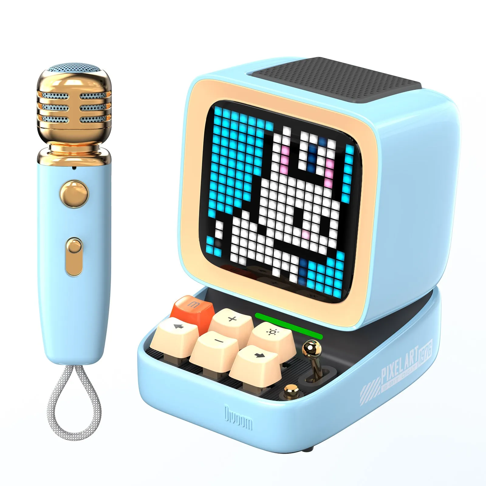 Divoom Ditoo-Mic Mini Karaoke Machine Pixel Art Bluetooth Speaker