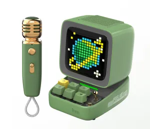 Divoom Ditoo-Mic Mini Karaoke Machine Pixel Art Bluetooth Speaker