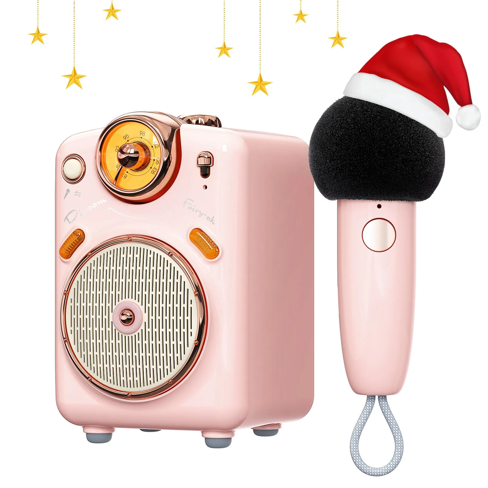 Divoom Fairy-OK Retro Mini Karaoke Speaker