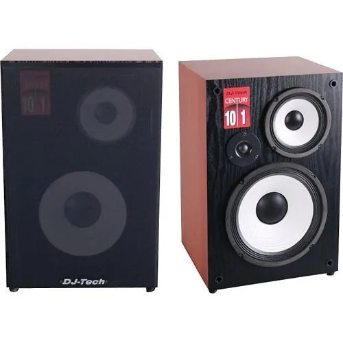 DJ-Tech Century 101 3-Way Loudspeaker with Detachable Grille and 10 Woofer"