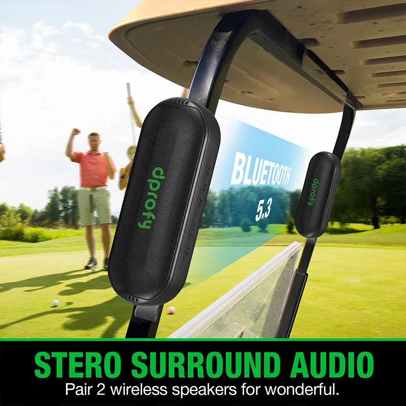 Dprofy Golf Speaker 2Pcs TWS And SD Card Function