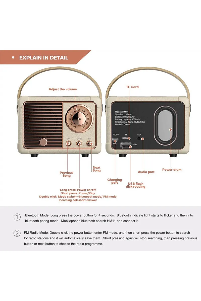 Echo Retro Mini Speaker