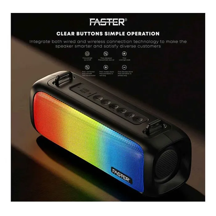 FASTER ECHO GO 3 BLUETOOTH SPEAKER