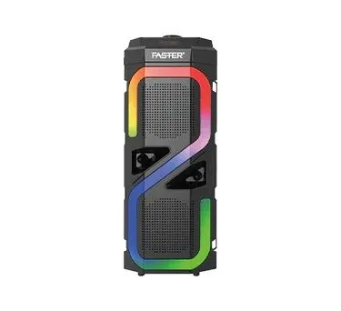 FASTER Rainbow 7 Powerful Bass Wireless Speaker With Mic 20w