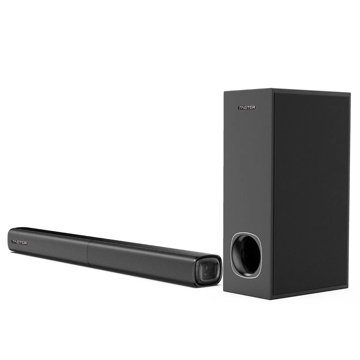 FASTER XB7000 Sound Bar - 80W Sound Bar Speaker With Woofer - Bluetooth Sound Bar For Led / Lcd / Pc - Sound Likes Movie Theater - Speaker Sound Bar For Gaming