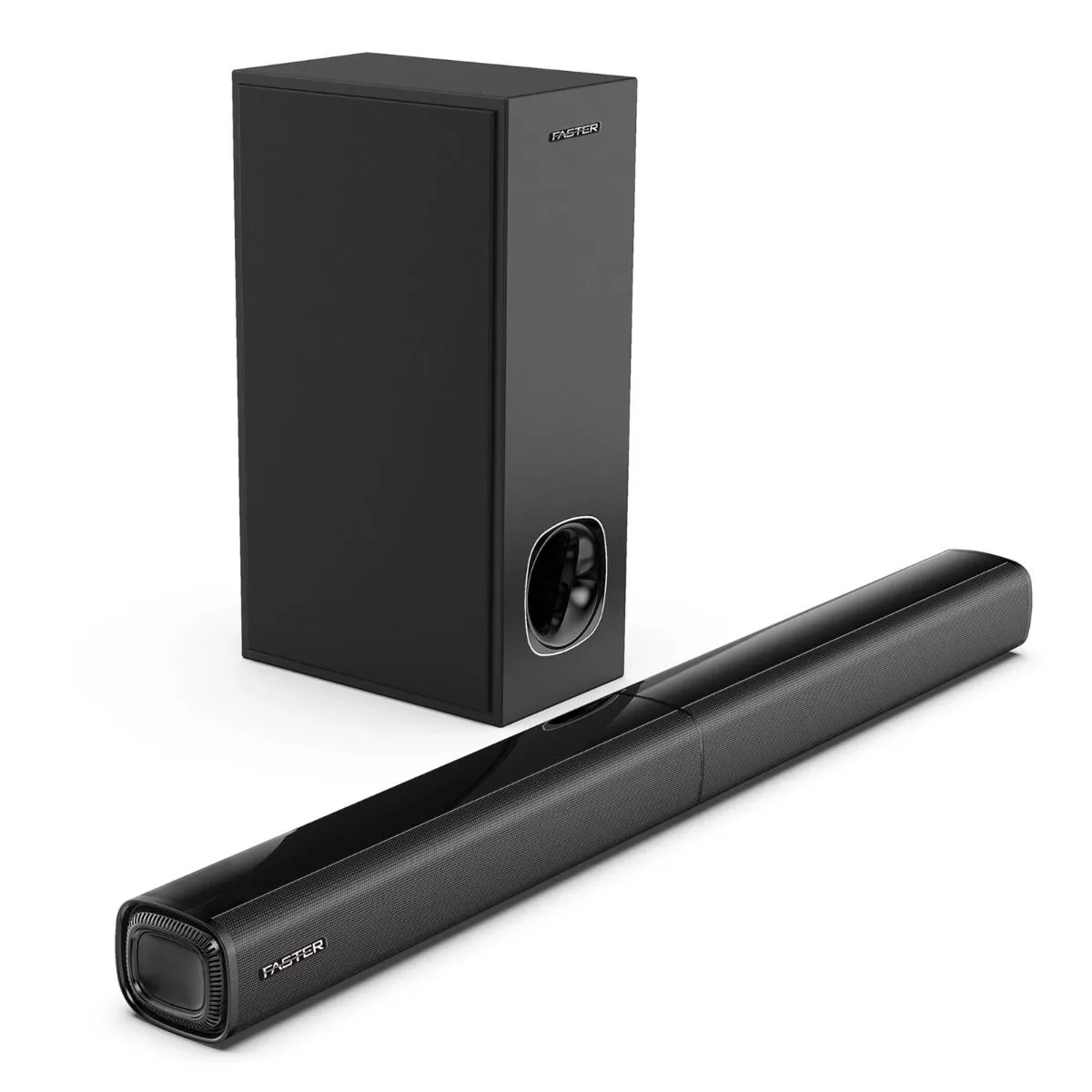 FASTER XB7000 Sound Bar - 80W Sound Bar Speaker With Woofer - Bluetooth Sound Bar For Led / Lcd / Pc - Sound Likes Movie Theater - Speaker Sound Bar For Gaming