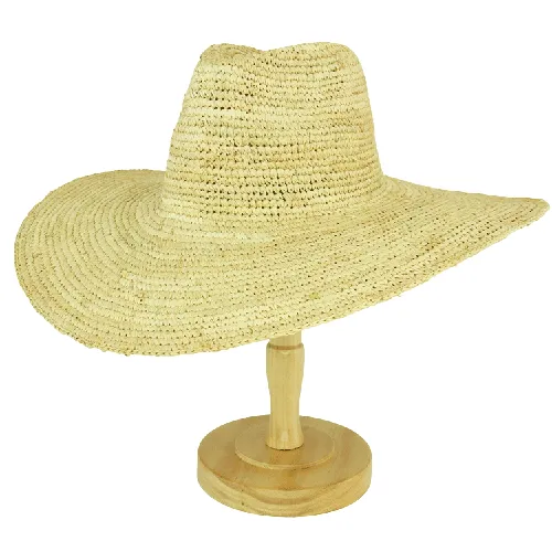 Hats By The Hundred Wooden Hat Stand - Natural - Large