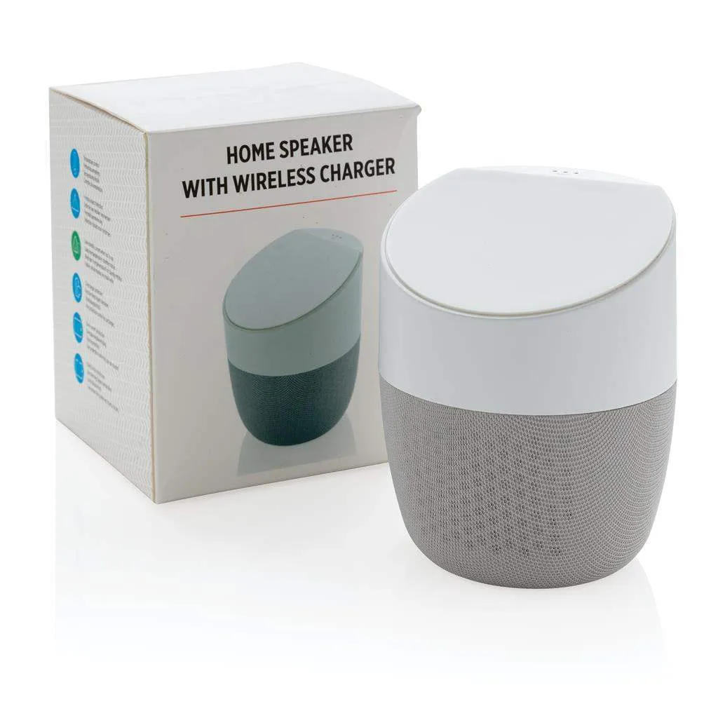 Home Speaker with Wireless Charger