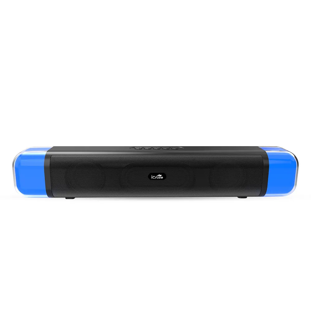 iCruze NeonBass Bluetooth Mini Soundbar (Black)