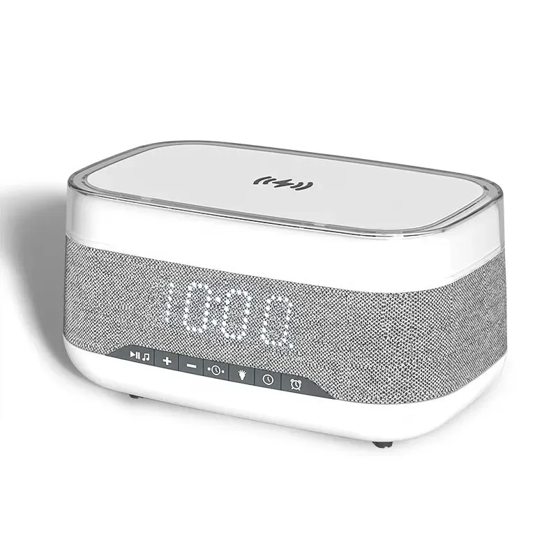 Intelligent Multifunctional Atmosphere Night Light Bluetooth Speaker Alarm Clock