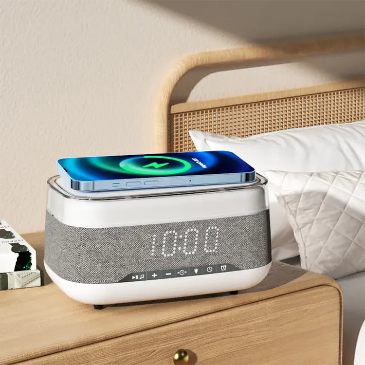 Intelligent Multifunctional Atmosphere Night Light Bluetooth Speaker Alarm Clock