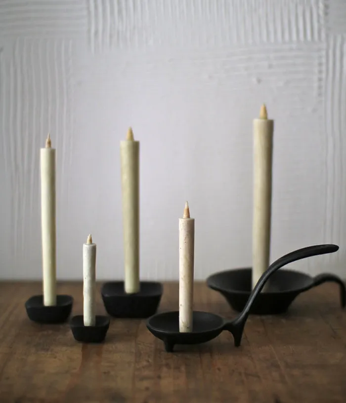 Large Round Cast Iron Candle Stand