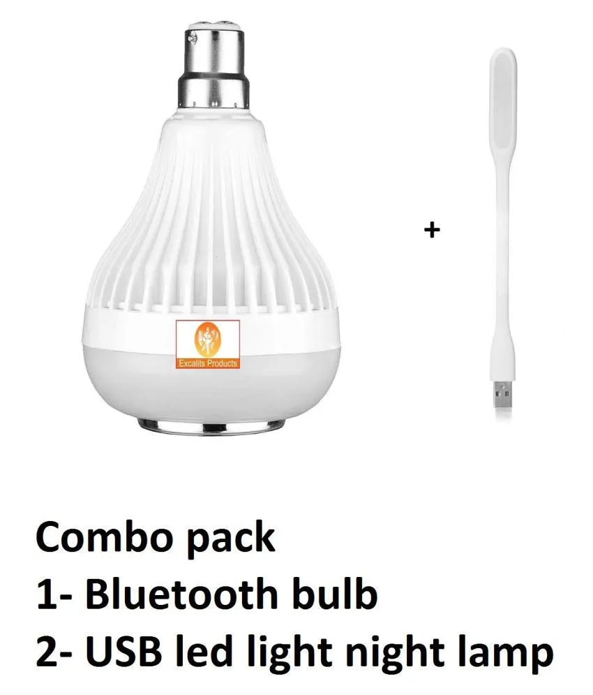 Led Bulb With Bluetooth Speaker Music Light Bulb   RGB Light