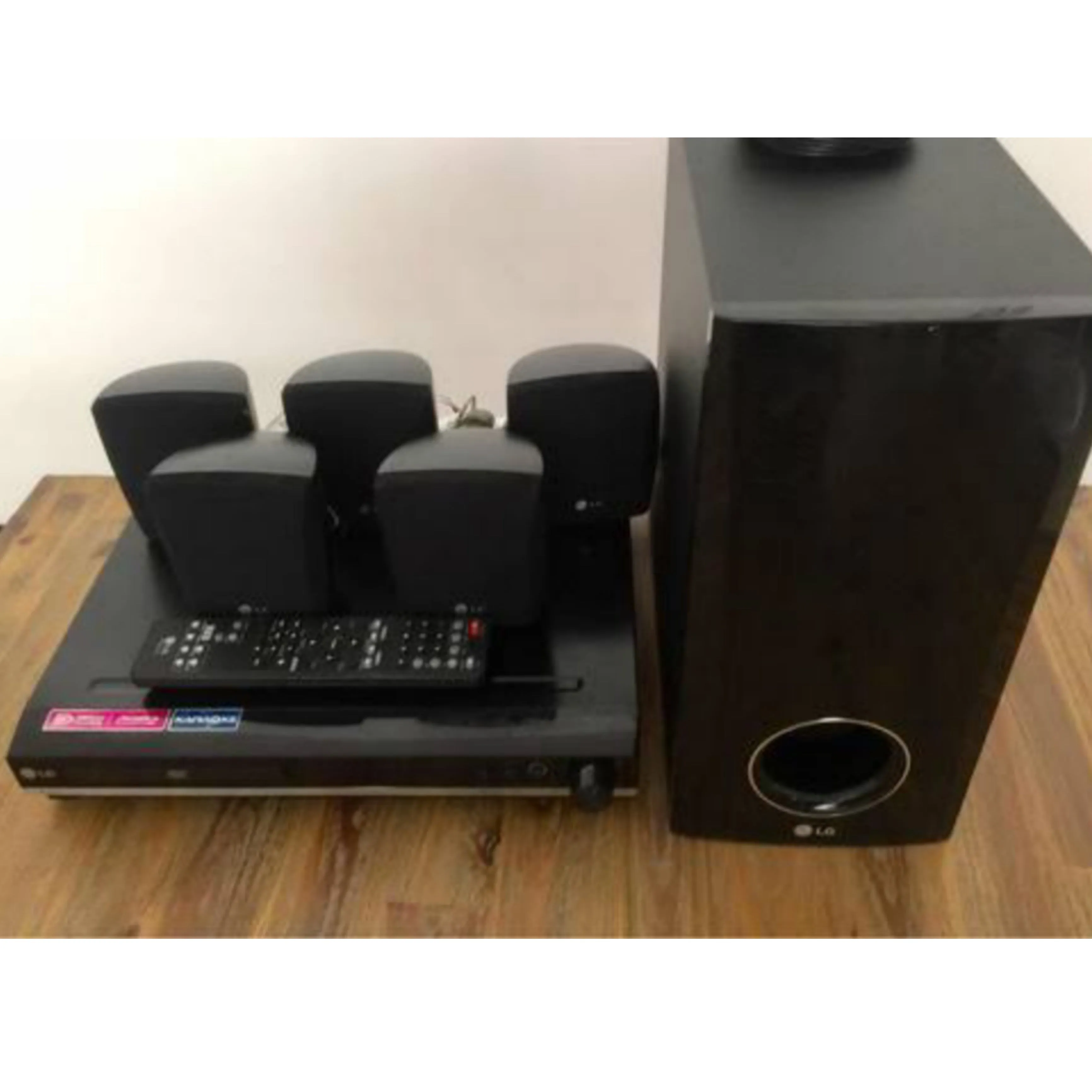 LG HT353SD 5.1Ch 300W DVD Home Theater System (FM, USB, Aux) - Foreign Used