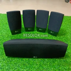 LG SH53SH-S 4Ohms Home Theater Surround Speakers Complete Set - Foreign Used