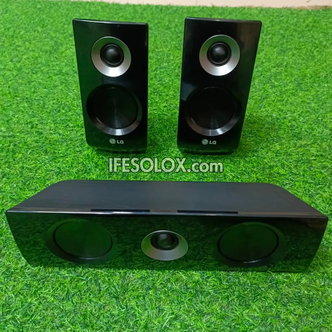 LG SH96SB-F 4Ohms Home Theater Surround Speakers Complete Set - Foreign Used