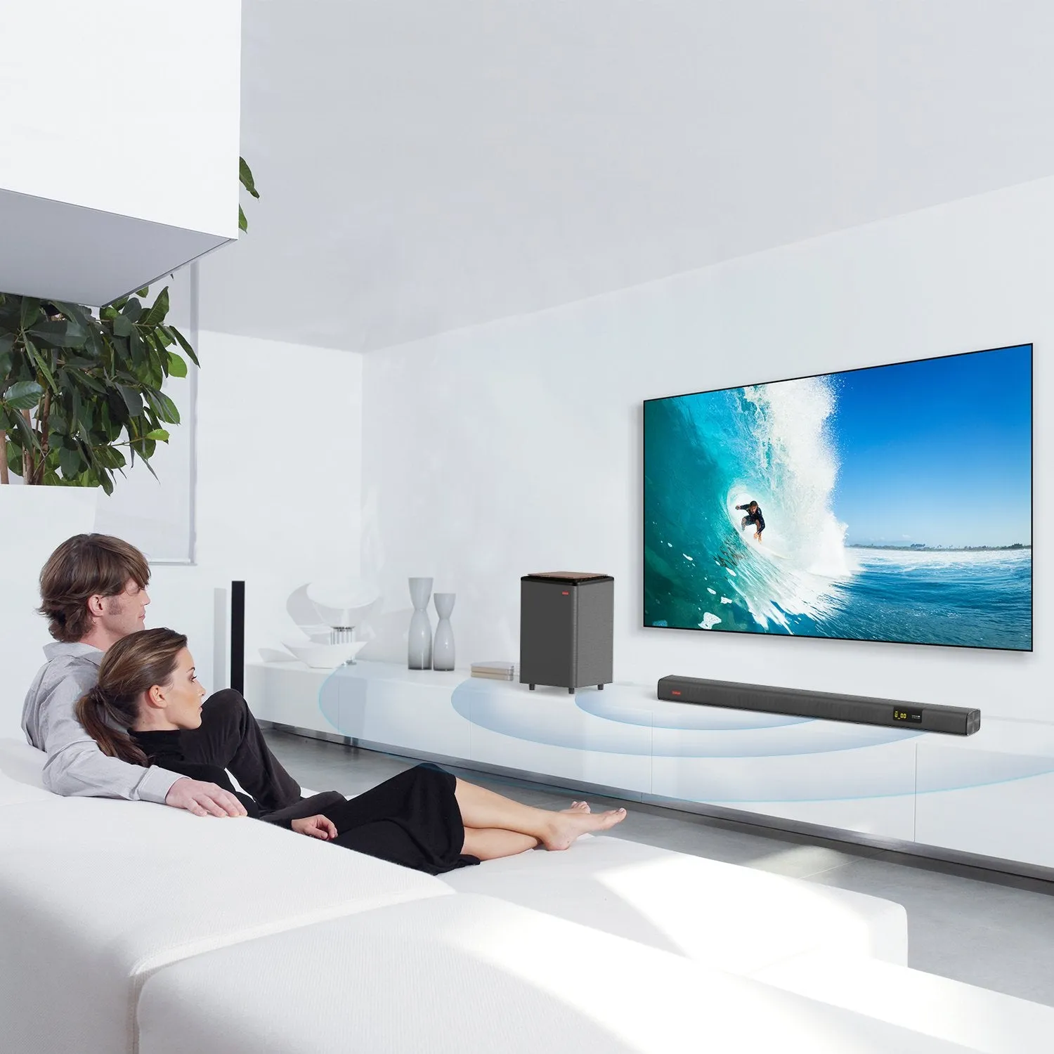 Live2 Soundbar With Wireless Subwoofer