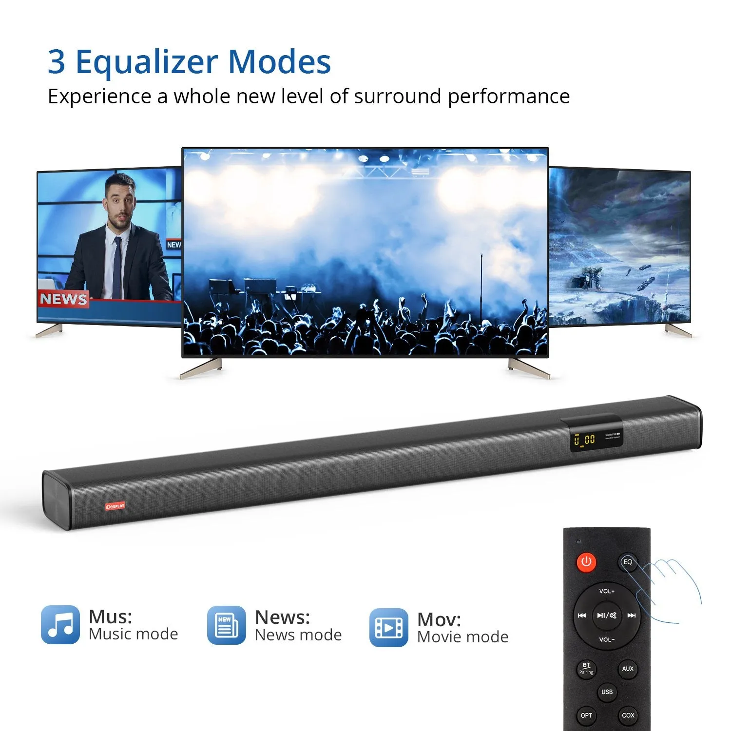 Live2 Soundbar With Wireless Subwoofer