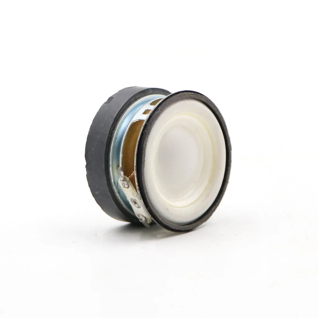 (Low Cost) White Speaker with Blinking LED 4Ohm 3watt [~1.6inch/~40mm] External Magnet Speaker