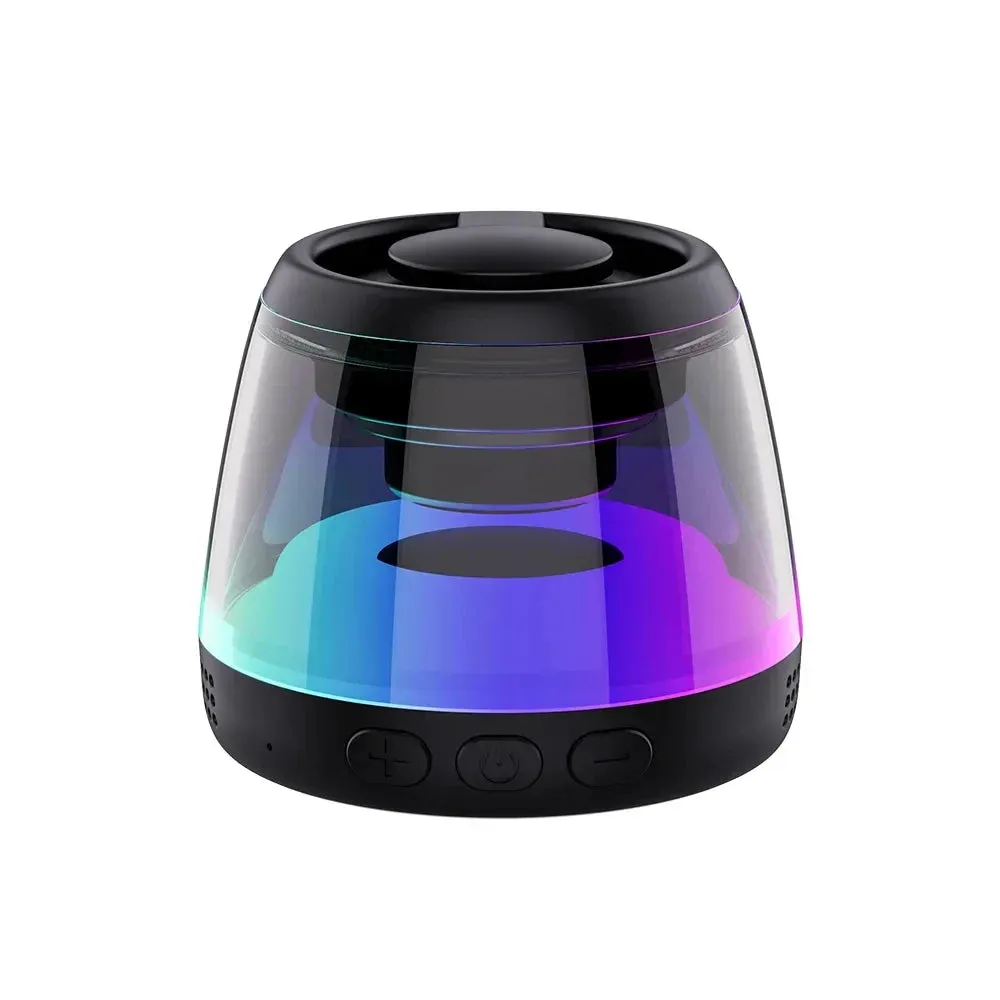 Mini Desktop Bluetooth Speaker RGB Cool Lighting Portable Magnetic Sound Box Phone Holder Office Family Wireless Compact Audio