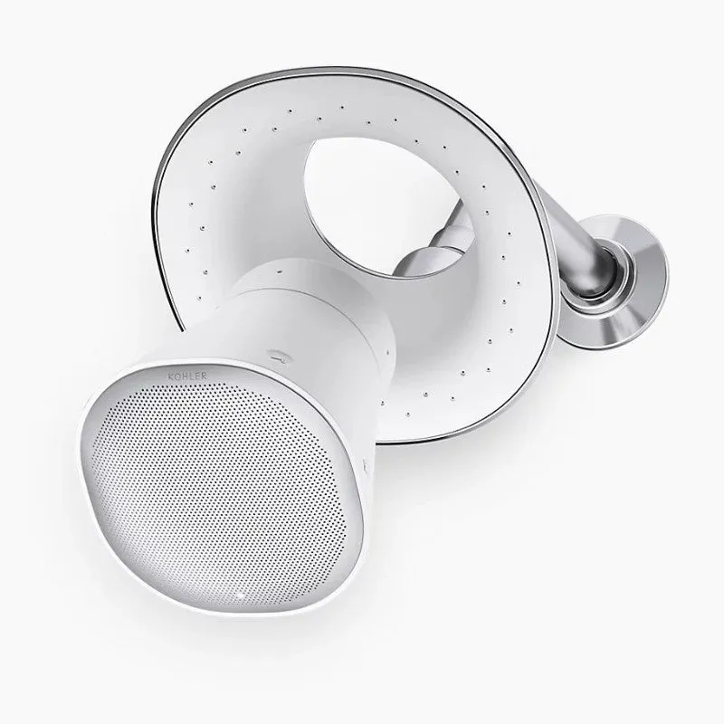 Moxie 2.5 gpm Bluetooth Showerhead Speaker in Vibrant Brushed Nickel