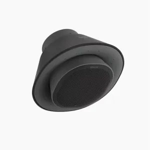 Moxie 2.5 gpm Bluetooth Showerhead Speaker with Amazon Alexa in Matte Black