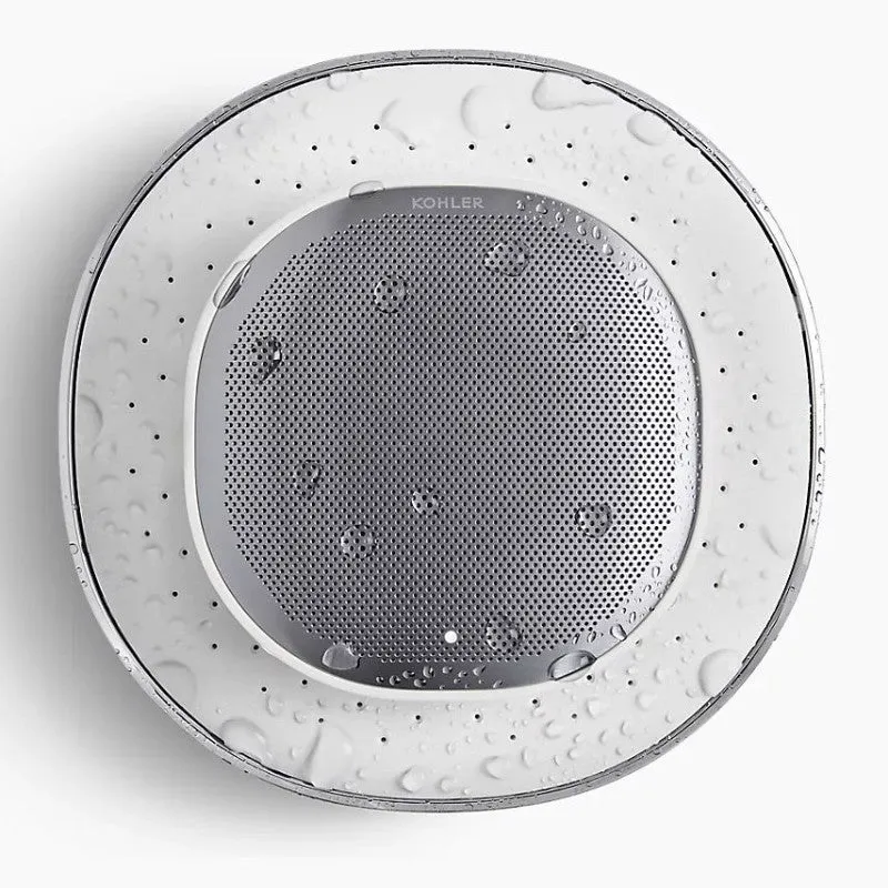 Moxie 2.5 gpm Bluetooth Showerhead Speaker with Amazon Alexa in Polished Chrome