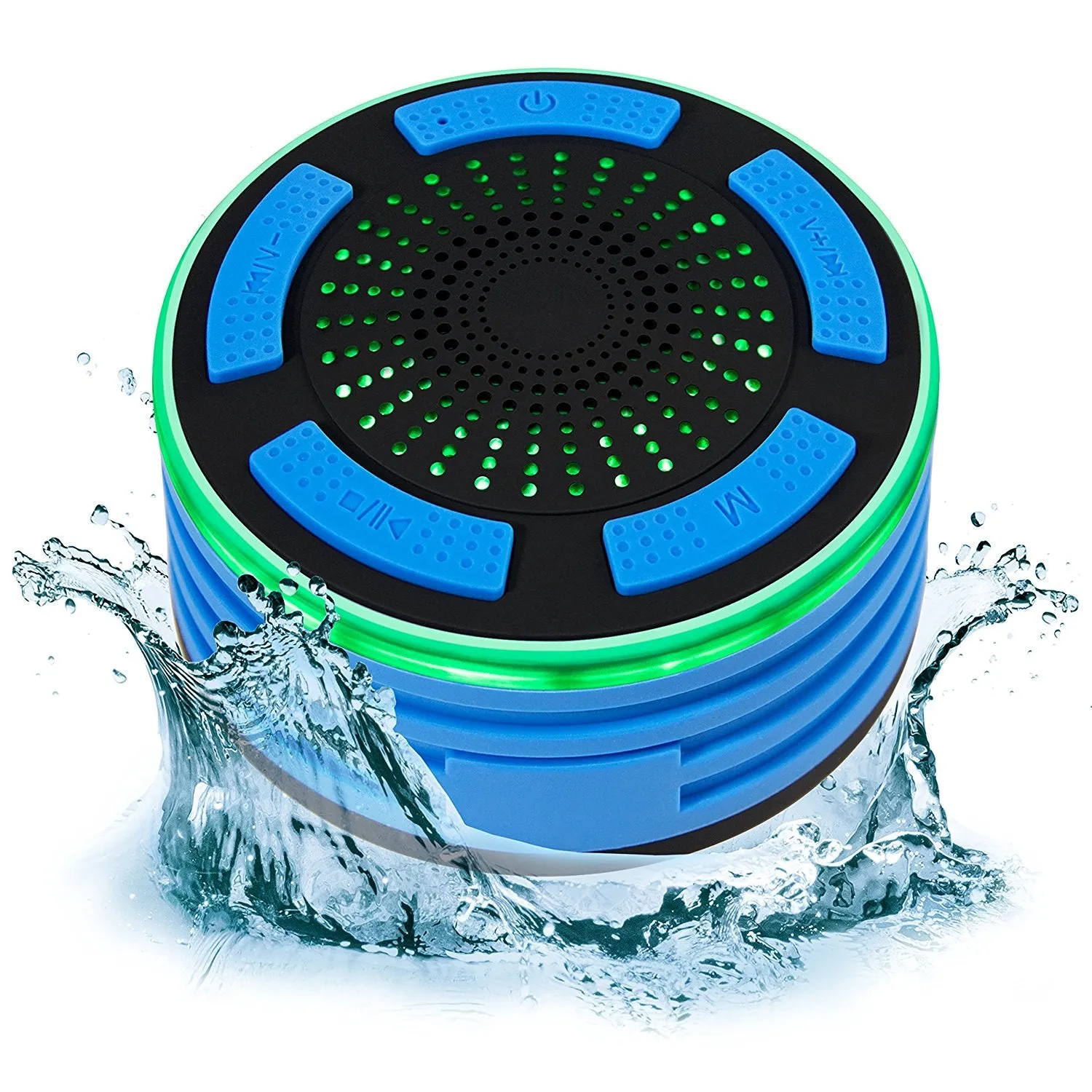 Portable Wireless Bluetooth Speaker Waterproof Splashproof with mic Handsfree