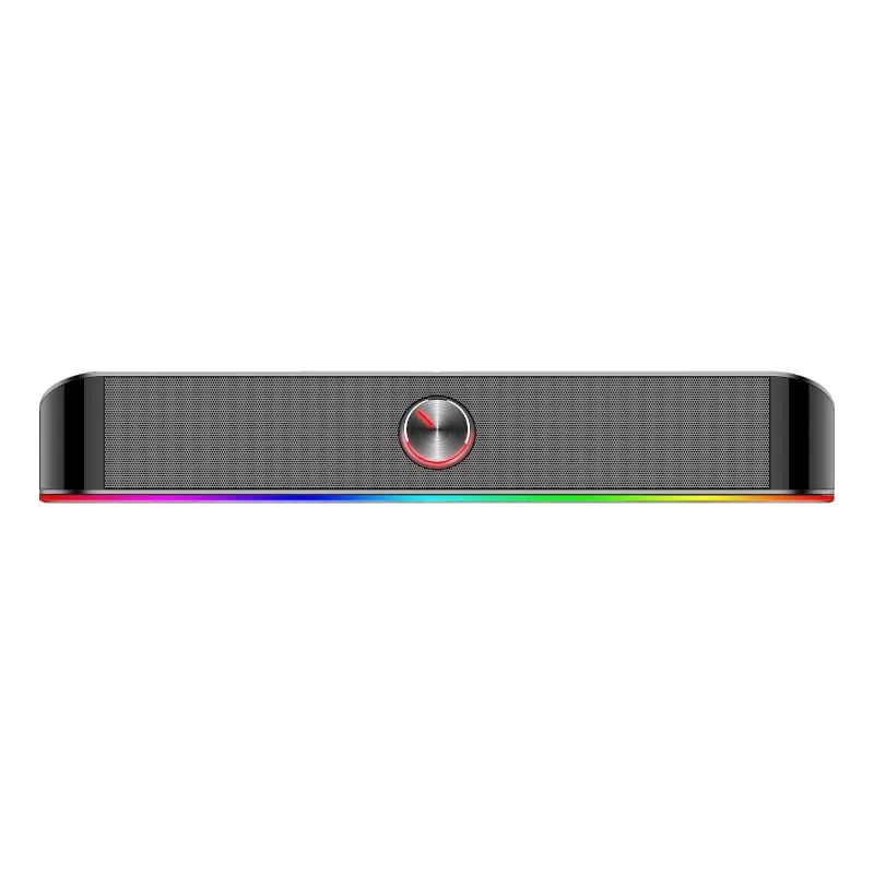 Redragon 2.0 Sound Bar Adiemus 2 X 3W Rgb Usb|Aux Pc Gaming Speaker - Black