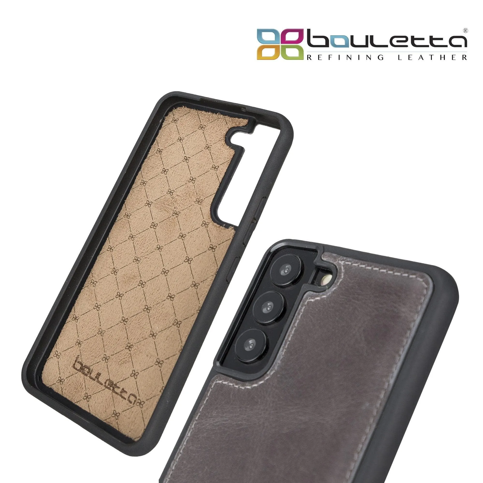 Samsung Galaxy S22 Series Genuine Leather Slim Back Cover Case