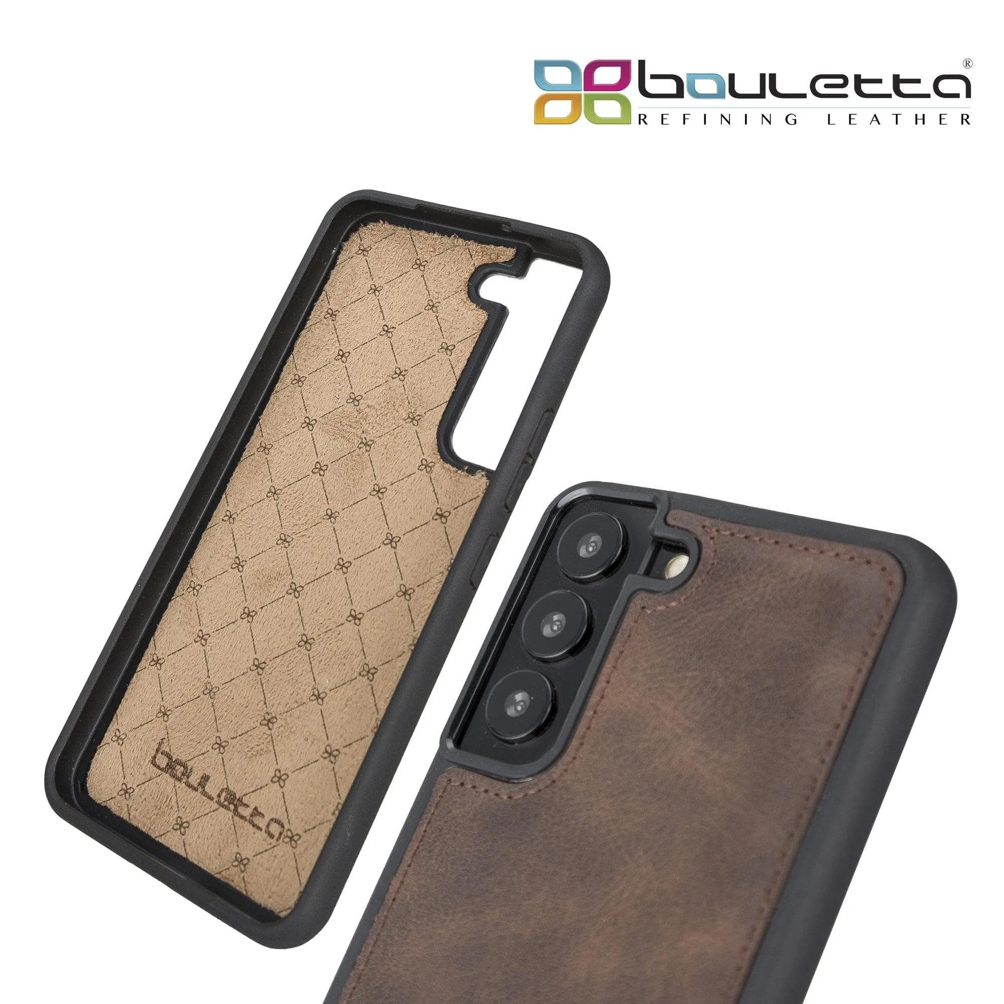 Samsung Galaxy S22 Series Genuine Leather Slim Back Cover Case